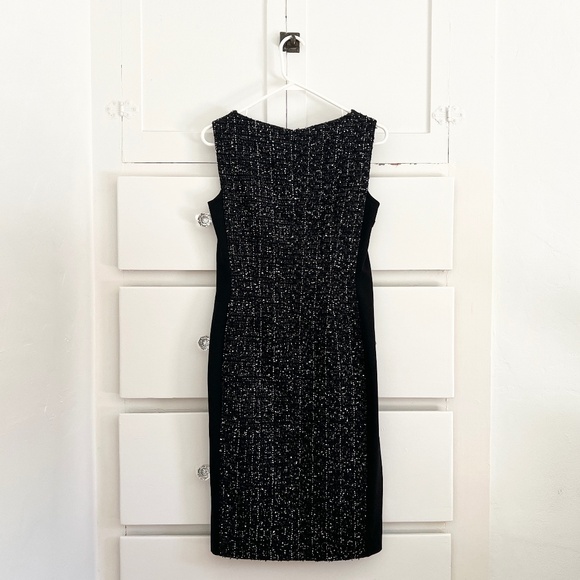 Escada Sequin Sheath Dress Sleeveless in Black Size EU 36 / US 6 - Picture 6 of 9